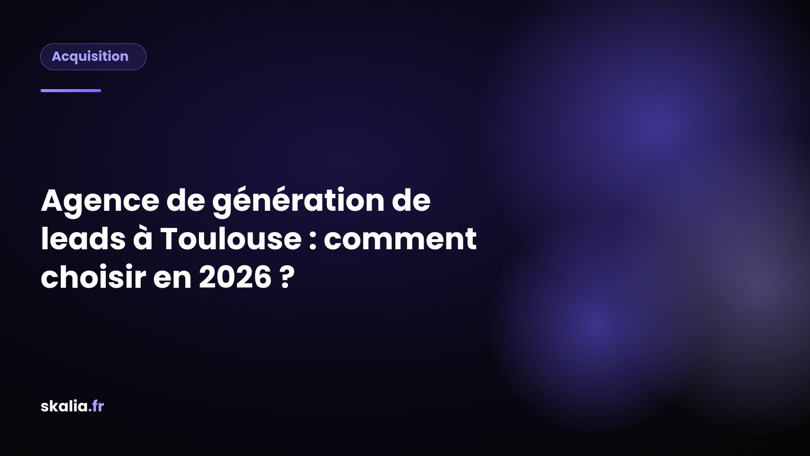 Canaux d'une agence de génération de leads à Montréal : ads, SEO local et prospection avec délai et coût par lead
