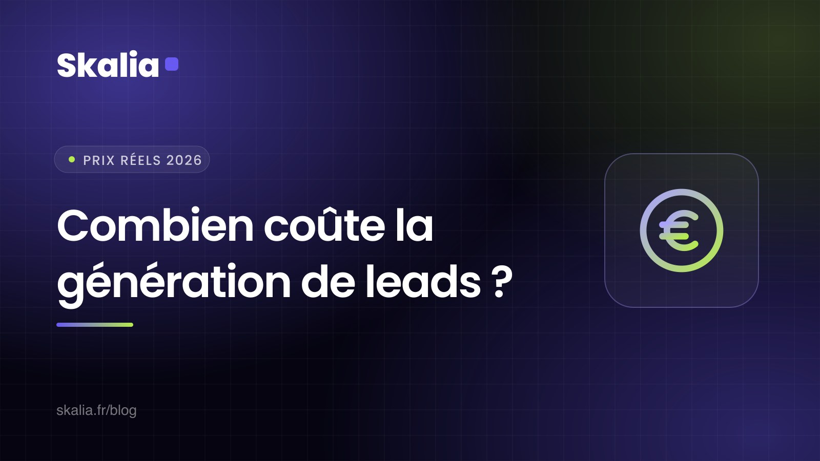 Coûts de la génération de leads B2B par canal en 2026