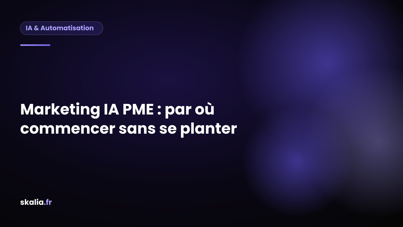 Feuille de route marketing IA PME : les premiers cas d'usage rentables